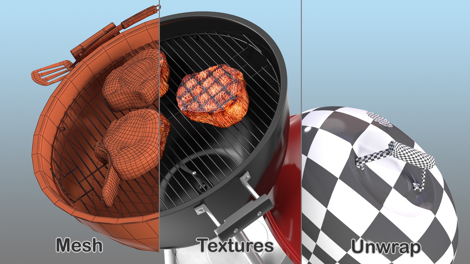 3D kettle grill meat model https://p.turbosquid.com/ts-thumb/GL/kfJEkS/T8QtVGJr/kettlegrillwithmeat3dsmodel014/jpg/1597323314/1920x1080/fit_q87/4d03b49b6a11c0dc8fb4be5b9a3b6606a1a3fb27/kettlegrillwithmeat3dsmodel014.jpg
