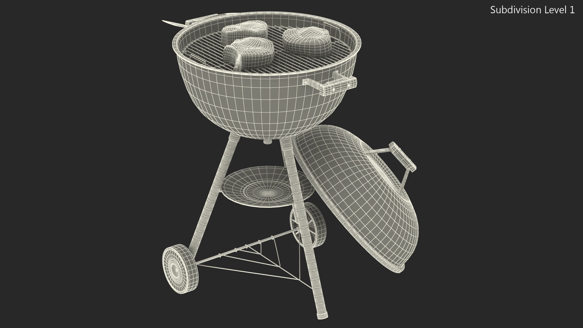 3D kettle grill meat model https://p.turbosquid.com/ts-thumb/GL/kfJEkS/Wv1uGpiU/kettlegrillwithmeat3dsmodel016/jpg/1597323334/1920x1080/fit_q87/40784c1ac6972a672266cda1a5b427e5ddeef22a/kettlegrillwithmeat3dsmodel016.jpg