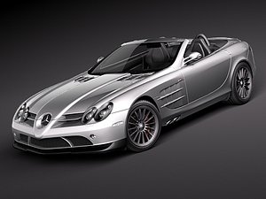 mercedes-benz mclaren slr 722s 3d 3ds