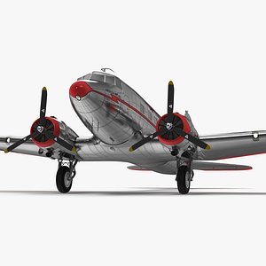 Vintage Propeller Aircraft Douglas DC-3