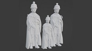 3D Cosme Damiao e Doum
