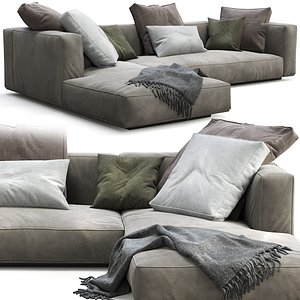 flexform sofa grandemare 3D model