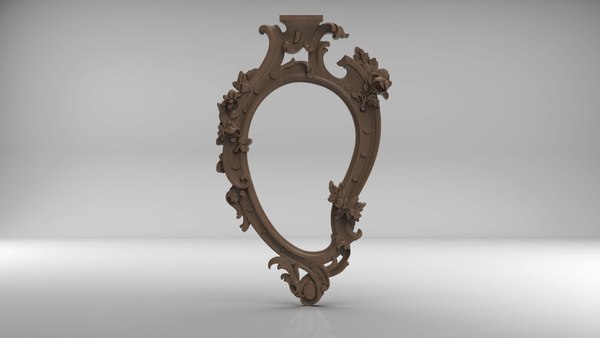 3D model Italian baroque mirror - TurboSquid 1988622