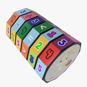 3D digital cube toy