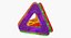 Triangoli colorati design magnetici