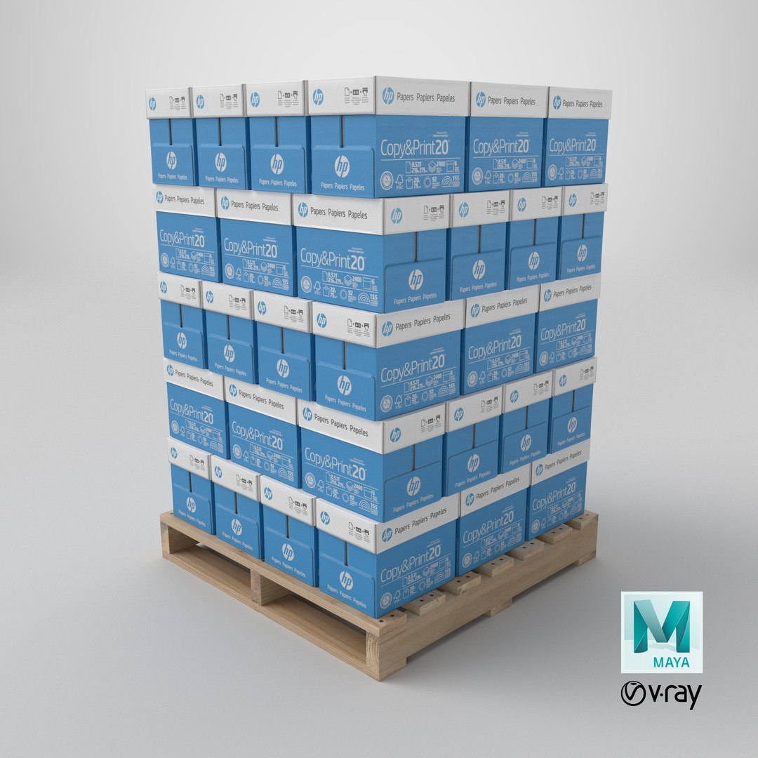 HP Copy Paper Boxes on Wooden Pallet 3D model https://p.turbosquid.com/ts-thumb/GM/FWO4eX/9x/stemcell_maya_vray_render/png/1791395708/1920x1080/fit_q87/444ea405ceaee90d513fe41c0642178b8f914460/stemcell_maya_vray_render.jpg