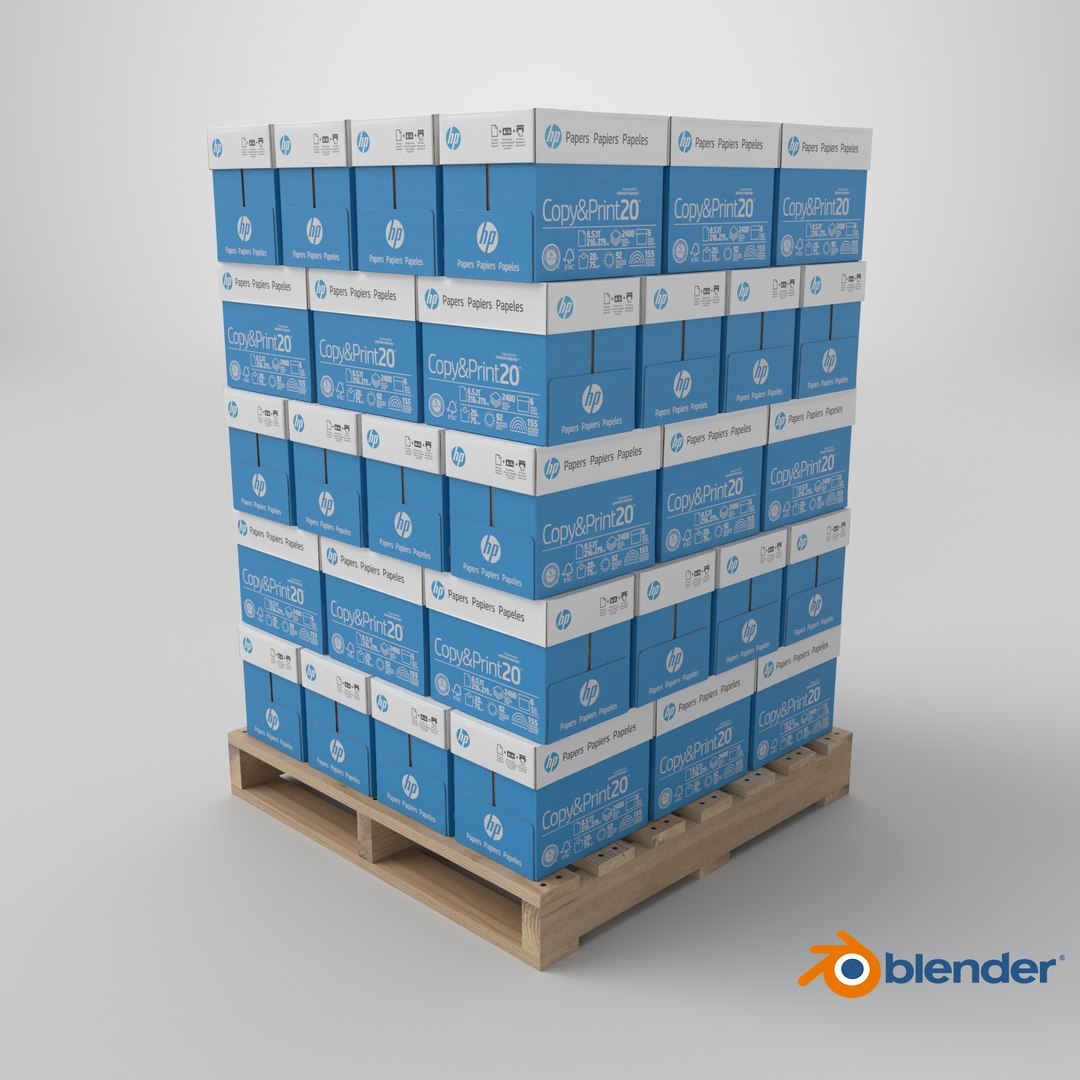 HP Copy Paper Boxes on Wooden Pallet 3D model https://p.turbosquid.com/ts-thumb/GM/FWO4eX/BM/stemcell_blender_cycles_render/png/1791395704/1920x1080/fit_q87/fa2a4a710281f3c2c46400c3b39c816186675c14/stemcell_blender_cycles_render.jpg