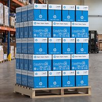 HP Copy Paper Boxes on Wooden Pallet