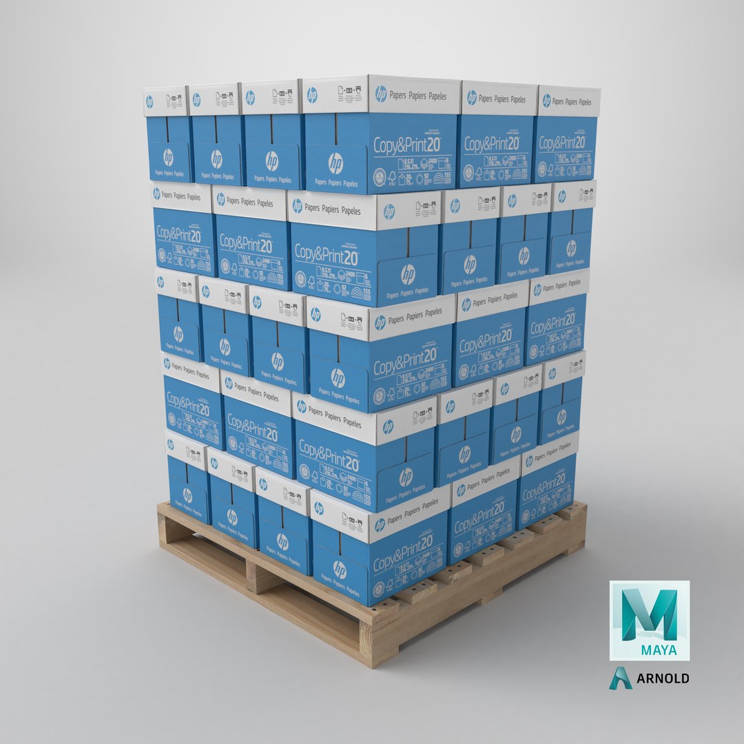 HP Copy Paper Boxes on Wooden Pallet 3D model https://p.turbosquid.com/ts-thumb/GM/FWO4eX/xb/stemcell_maya_arnold_render/png/1791395706/1920x1080/fit_q87/ef2efa3e6a9214cf472c8fcf13195aa1fffb28da/stemcell_maya_arnold_render.jpg