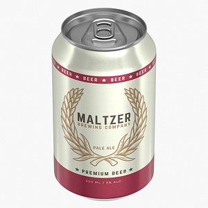 3D Standard Beer Can 330ml