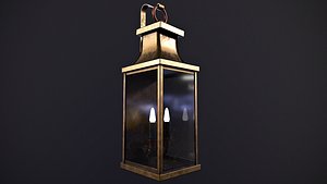 Vintage fantasy lantern 3D model