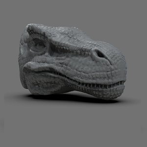 T Rex Head 3D model
