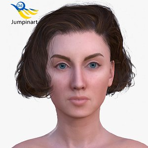 Female character Maria Ukraine 3D model
