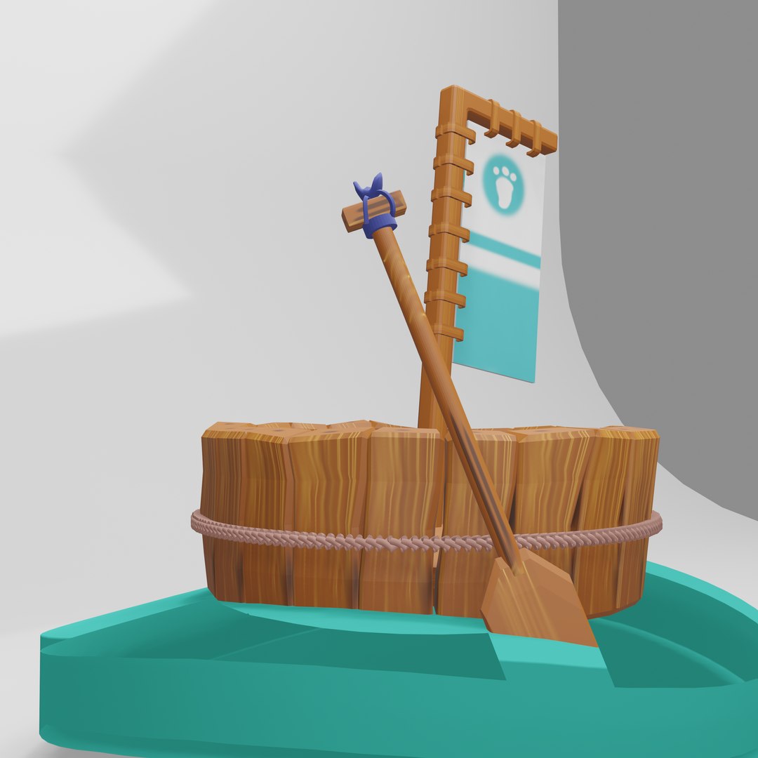 Japanese Barrel Boat Model Low-poly 3D Model 3D Model - TurboSquid 2064033