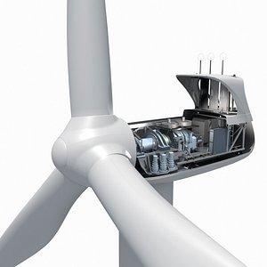 3D wind turbine drives generally model