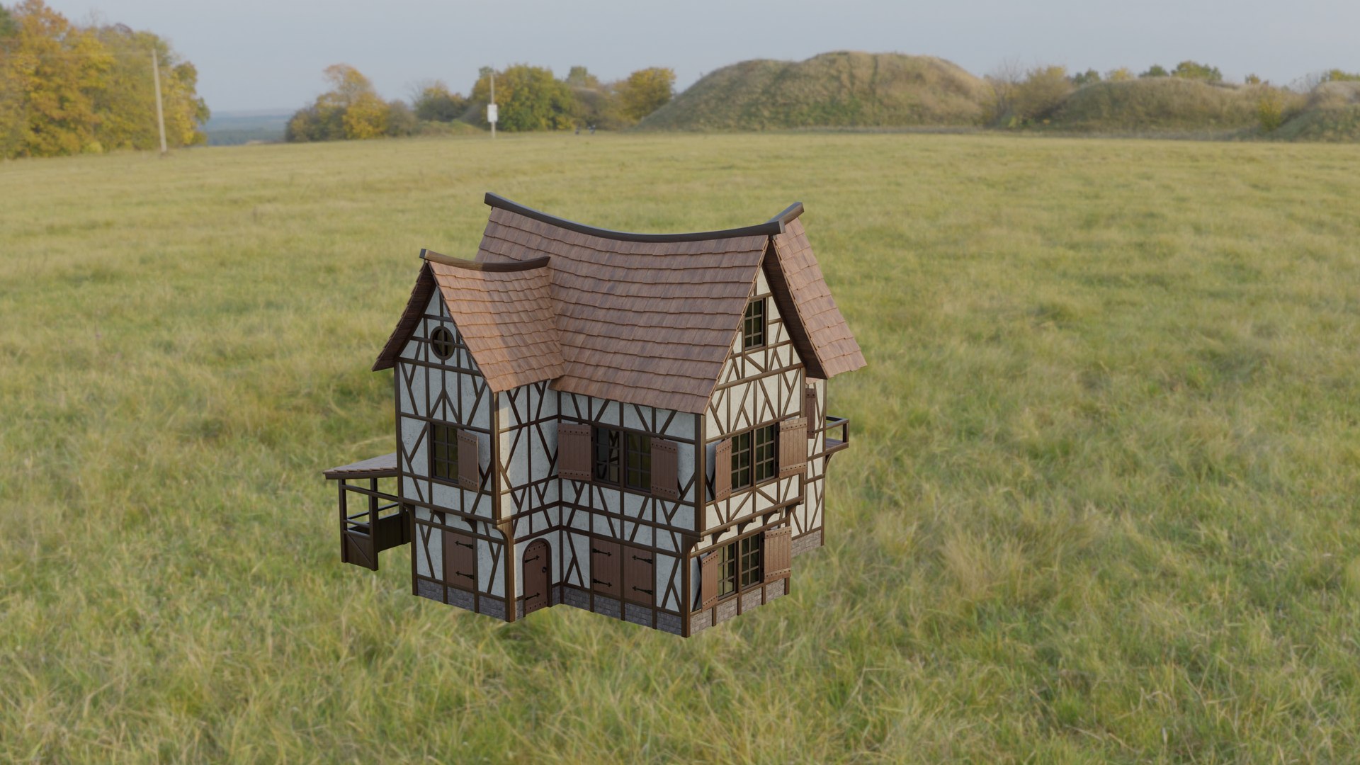 Medieval Inn 3D - TurboSquid 2164029