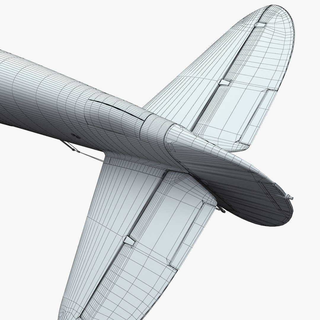 3d model aircraft la-5 soviet fighter