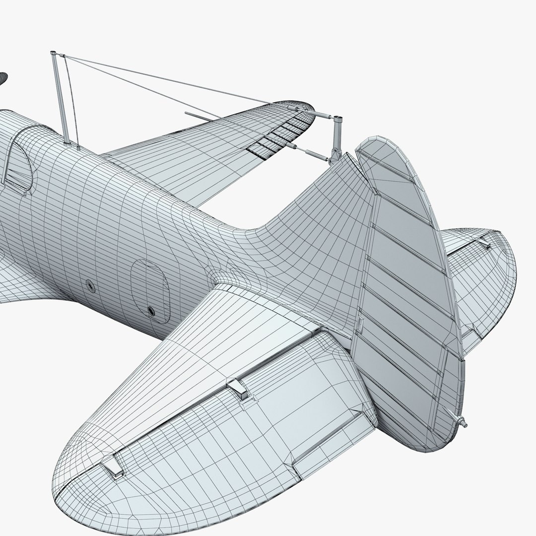 3d model aircraft la-5 soviet fighter