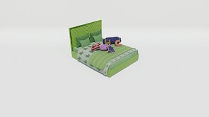 3D model Louise Vega Bed
