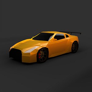 Low poly Nissan Nismo