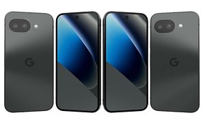 Google Pixel 10a Obsidian model