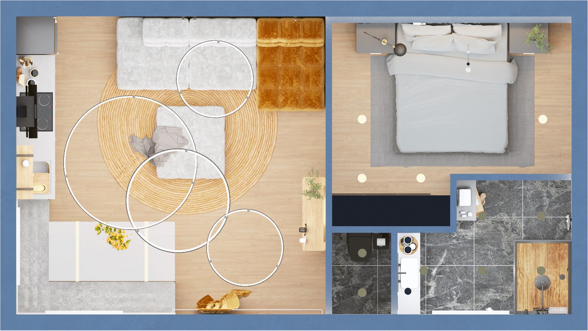 Modern House Interior 3D Model - TurboSquid 2188884