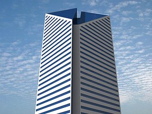 3d model smurfit-stone building