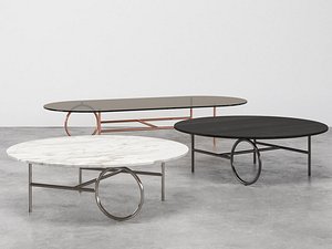 ring coffee tables 3D model