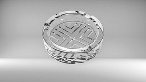 3D ashtray ash