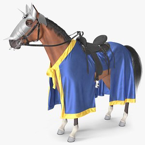 Knight Horse Blanket Fur
