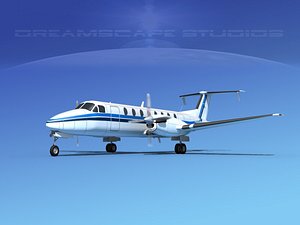 3d beechcraft 1900c