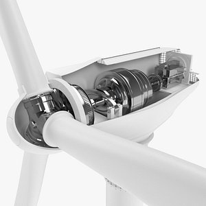 Wind Energy Turbine Direct Drive Generator With Insides and Interior