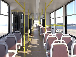 3D tram model