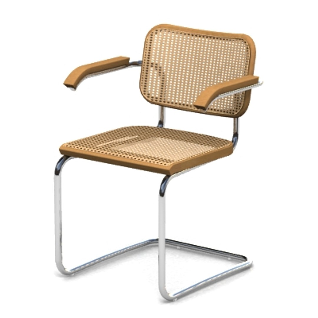 3d Model Cesca Chair