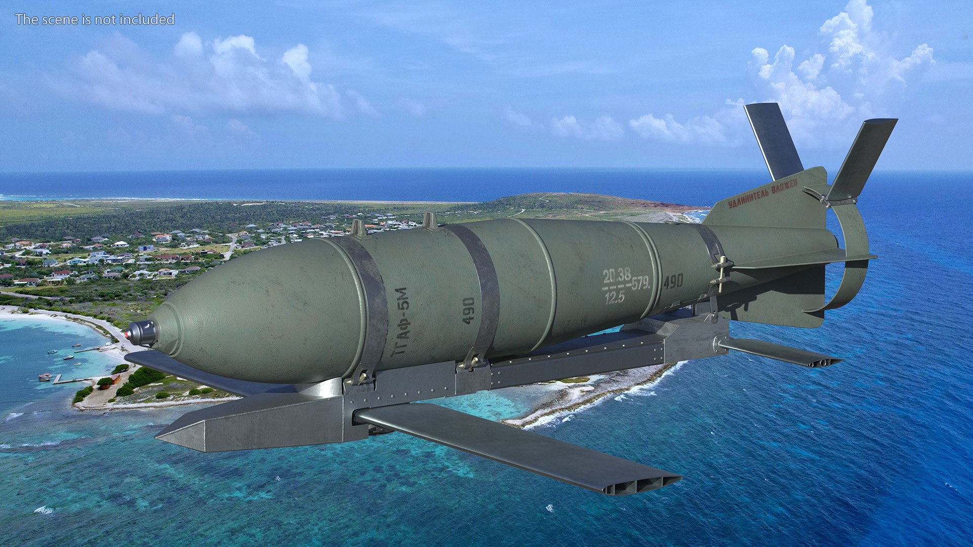 3D model Russian FAB 500 M62 Air Bomb with UMPK https://p.turbosquid.com/ts-thumb/GN/Hjzg3V/Um/russianfab500m62airbombwithumpkvray3dmodel003/jpg/1715733691/1920x1080/fit_q87/3a5905897221b7df52b2cd1515066f21c44a6c27/russianfab500m62airbombwithumpkvray3dmodel003.jpg
