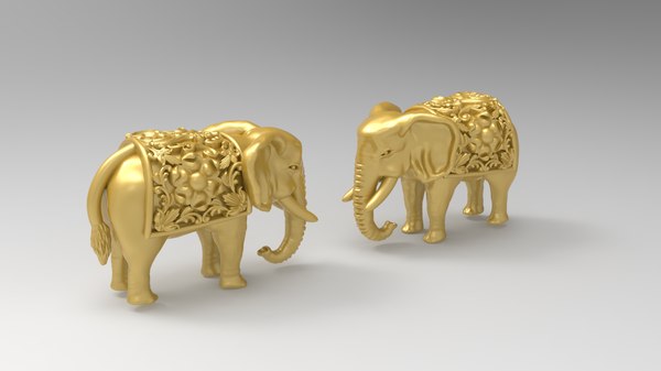 3D Elephant 3D-print model file-5 model