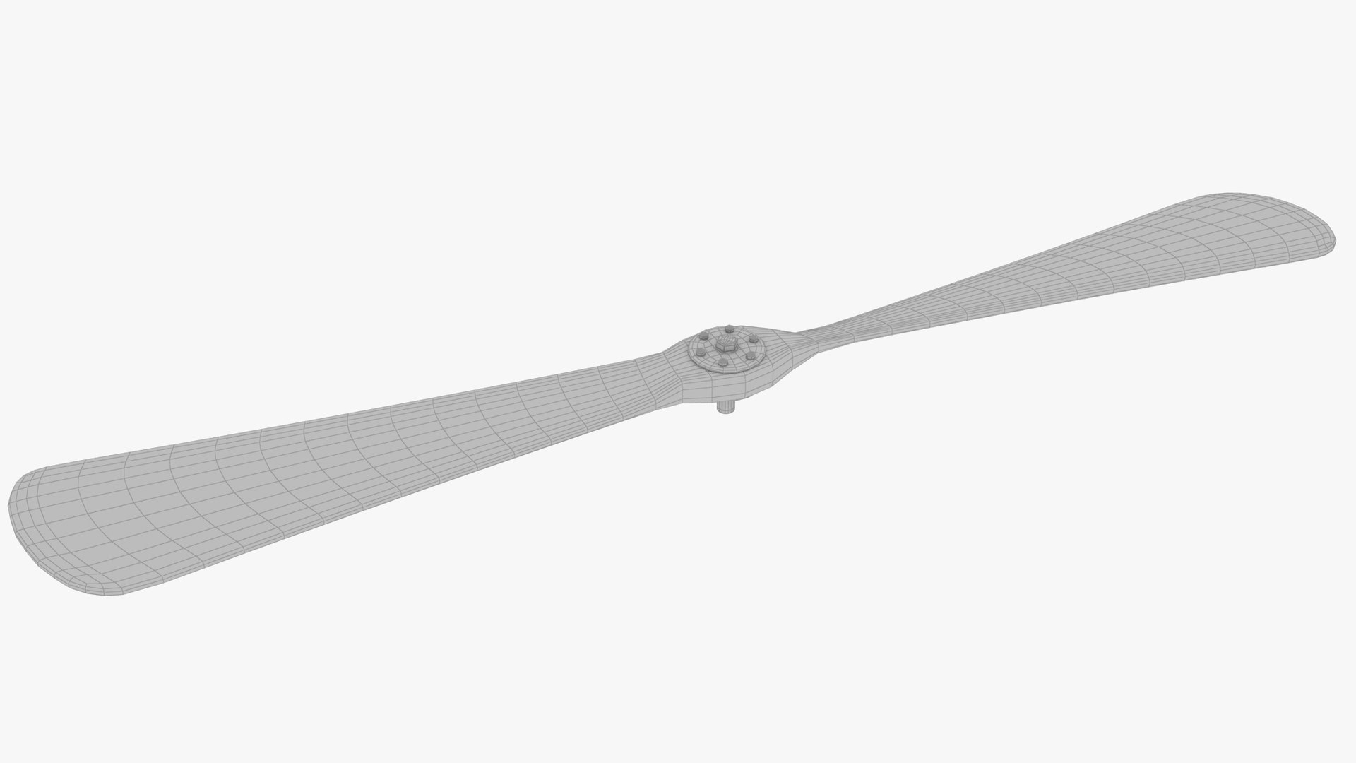 Retro Plane Propeller Mesh 3D Model - TurboSquid 1862233