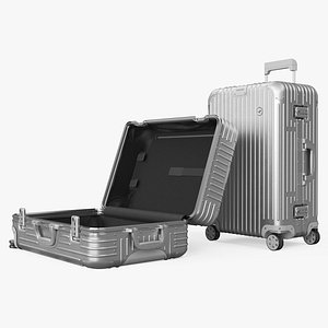Travel Suitcase Rimowa Original Check-In Silver