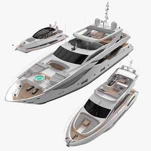 Sunseeker Yachts Collection 2022 3D model
