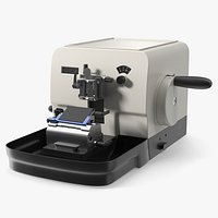 Manual Rotary Microtome for Tissue Sectioning White