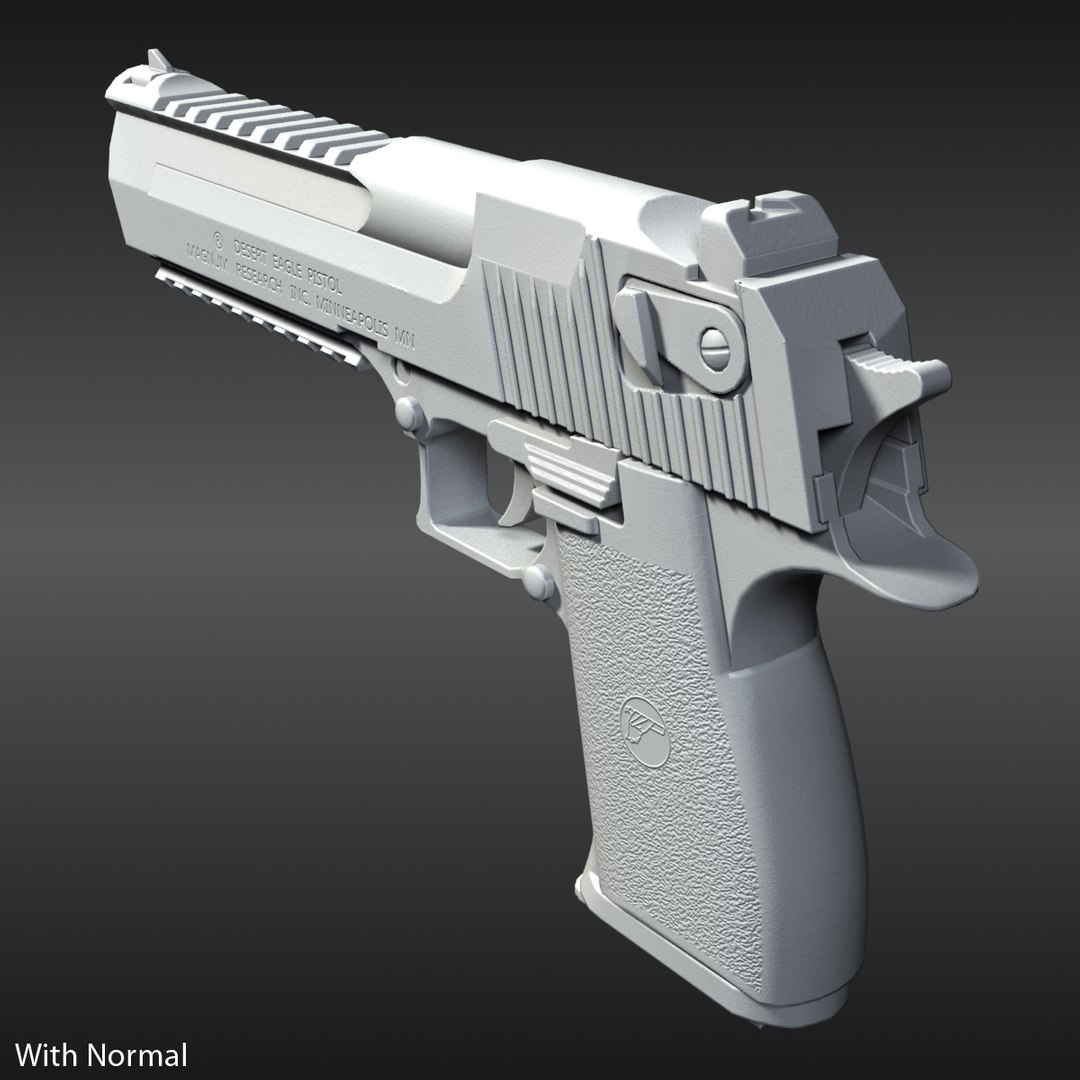 3d Model Ready Desert Eagle