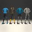 男模特Nike pack 2 3D模型