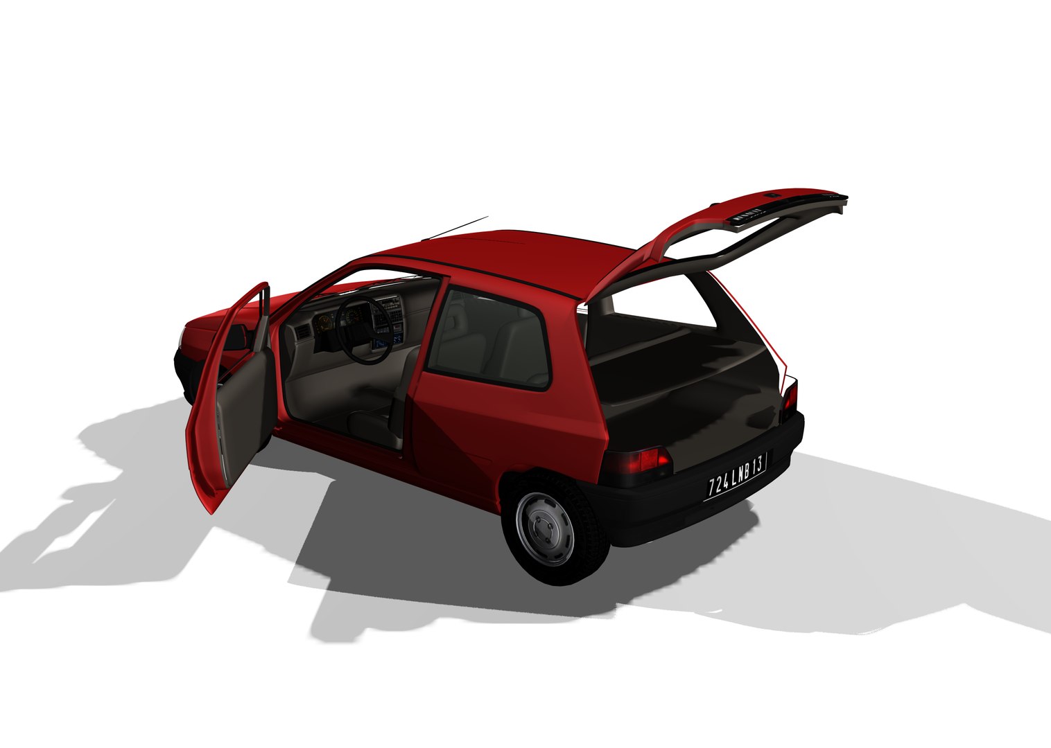 Renault Clio 1990 model https://p.turbosquid.com/ts-thumb/GN/VizhwY/eb/11/png/1701384443/1920x1080/fit_q87/fee3f846d3fba74863513b8b0c9be0288e86b617/11.jpg