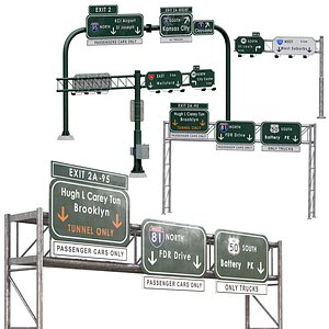 Highway  Street Sign