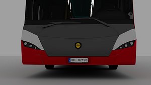 3D ElectraBus SuperCity M Fictional model