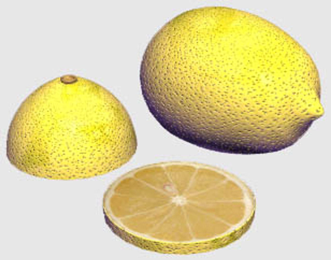 3ds Max Lemon Slice