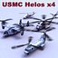 3d usmc helicopter games model