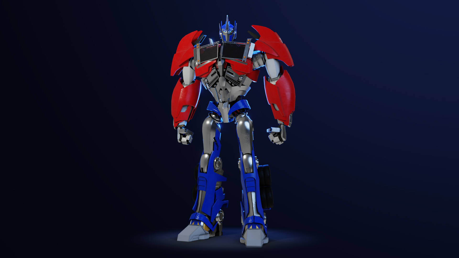 Optimus Prime Transformers Prime Character Rig | 3D model