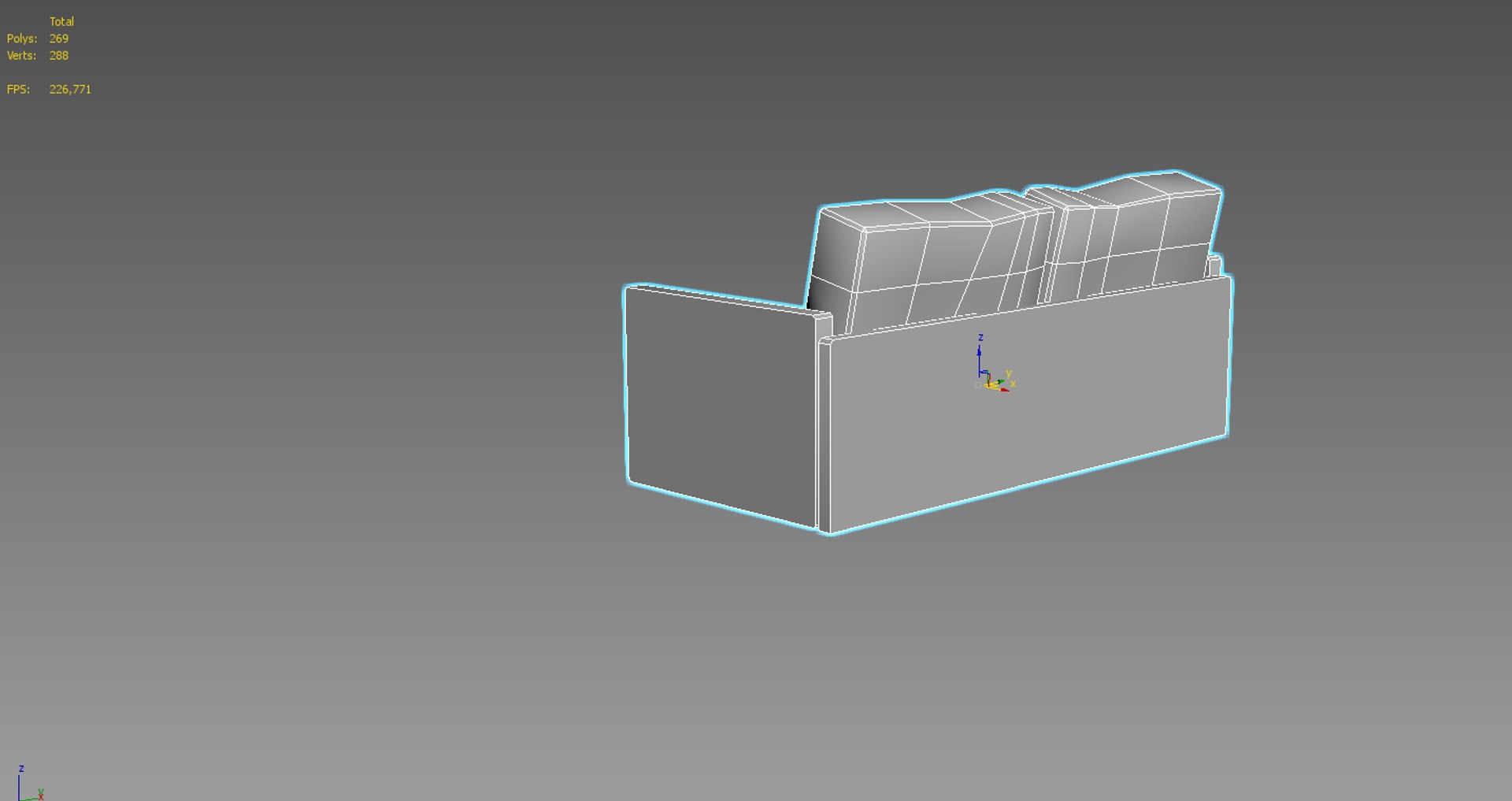 3d sofa games unity model