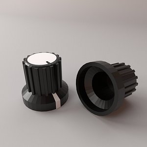 rotary knob 3D model